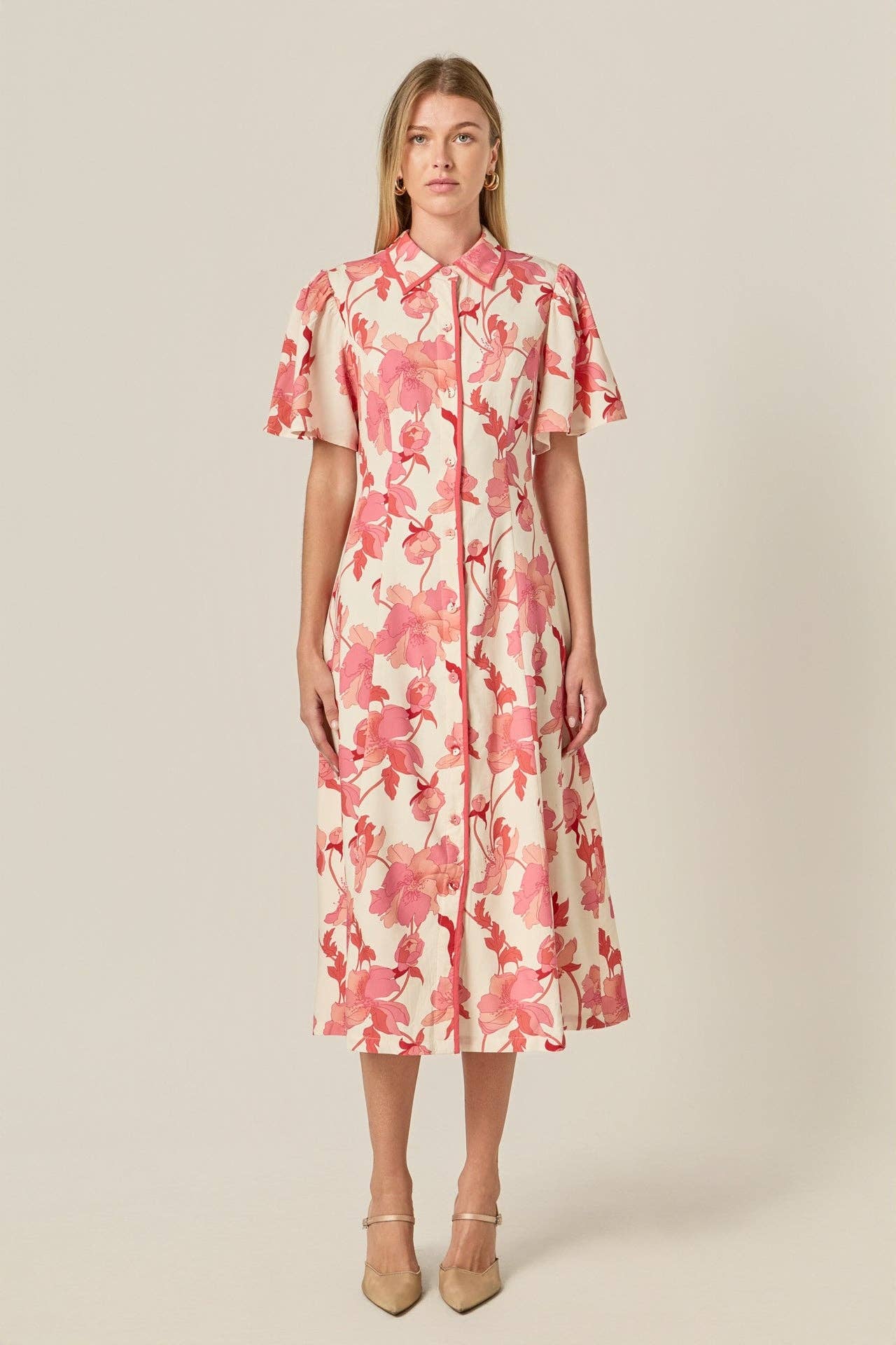 A-Line Mini Shirt Dress