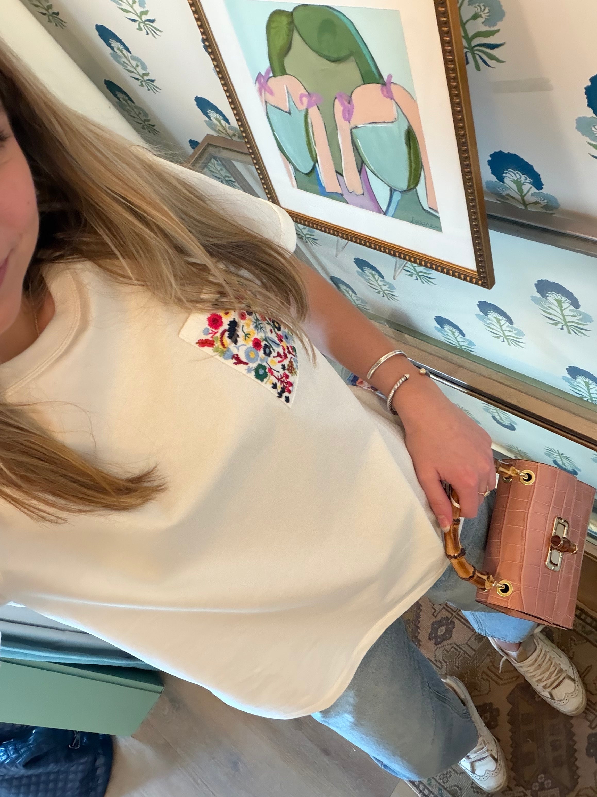 Flower Pocket Shirt