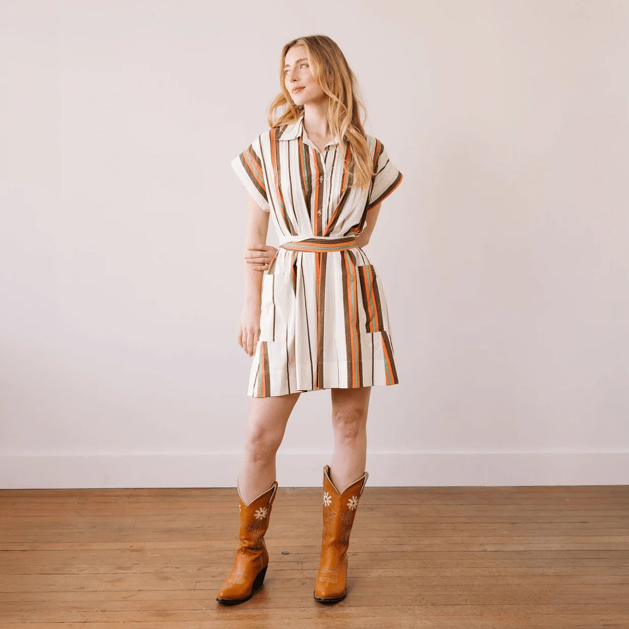 Vintage Stripe Eloise Dress