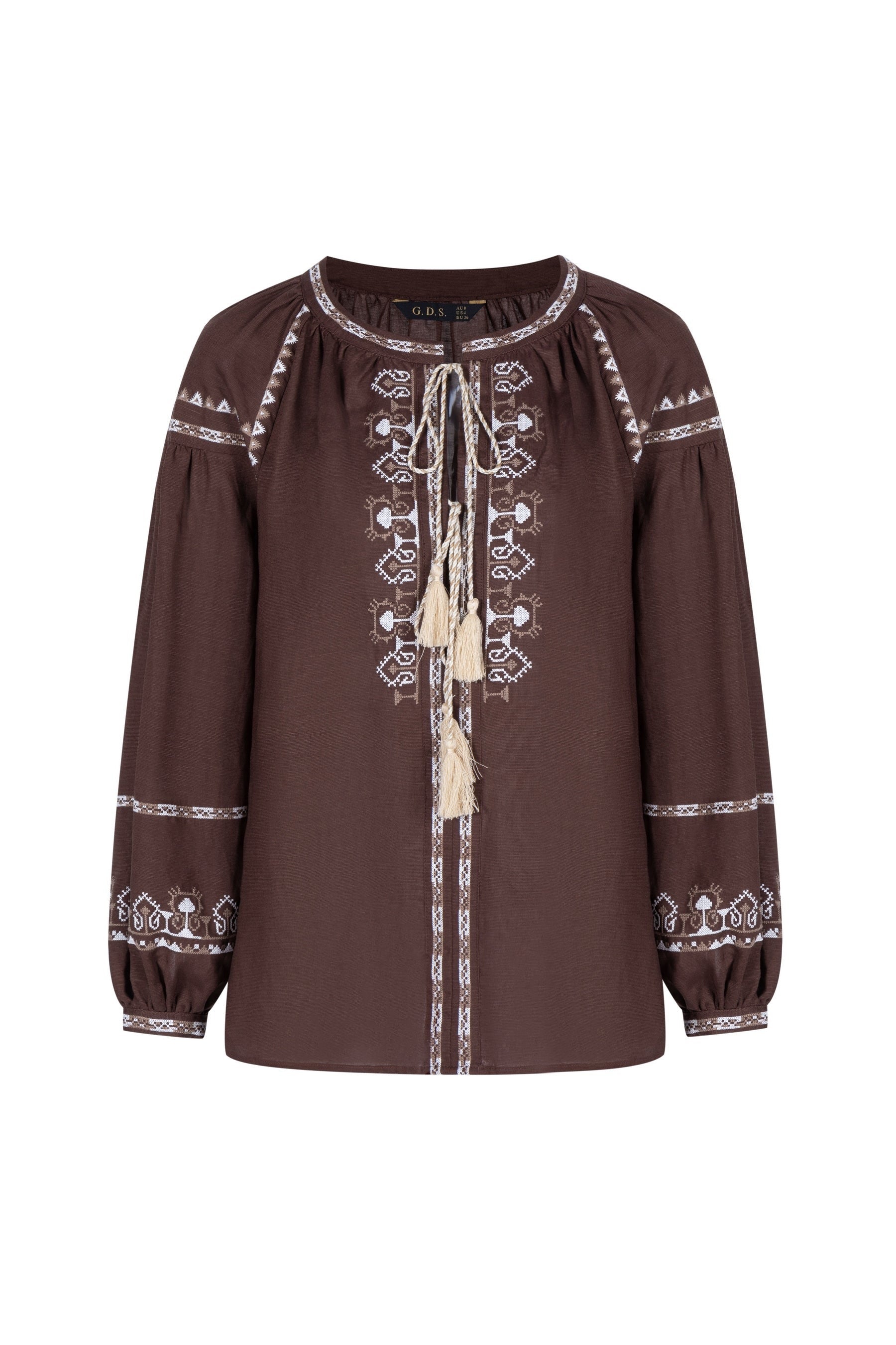 Maple Embroidered Blouse