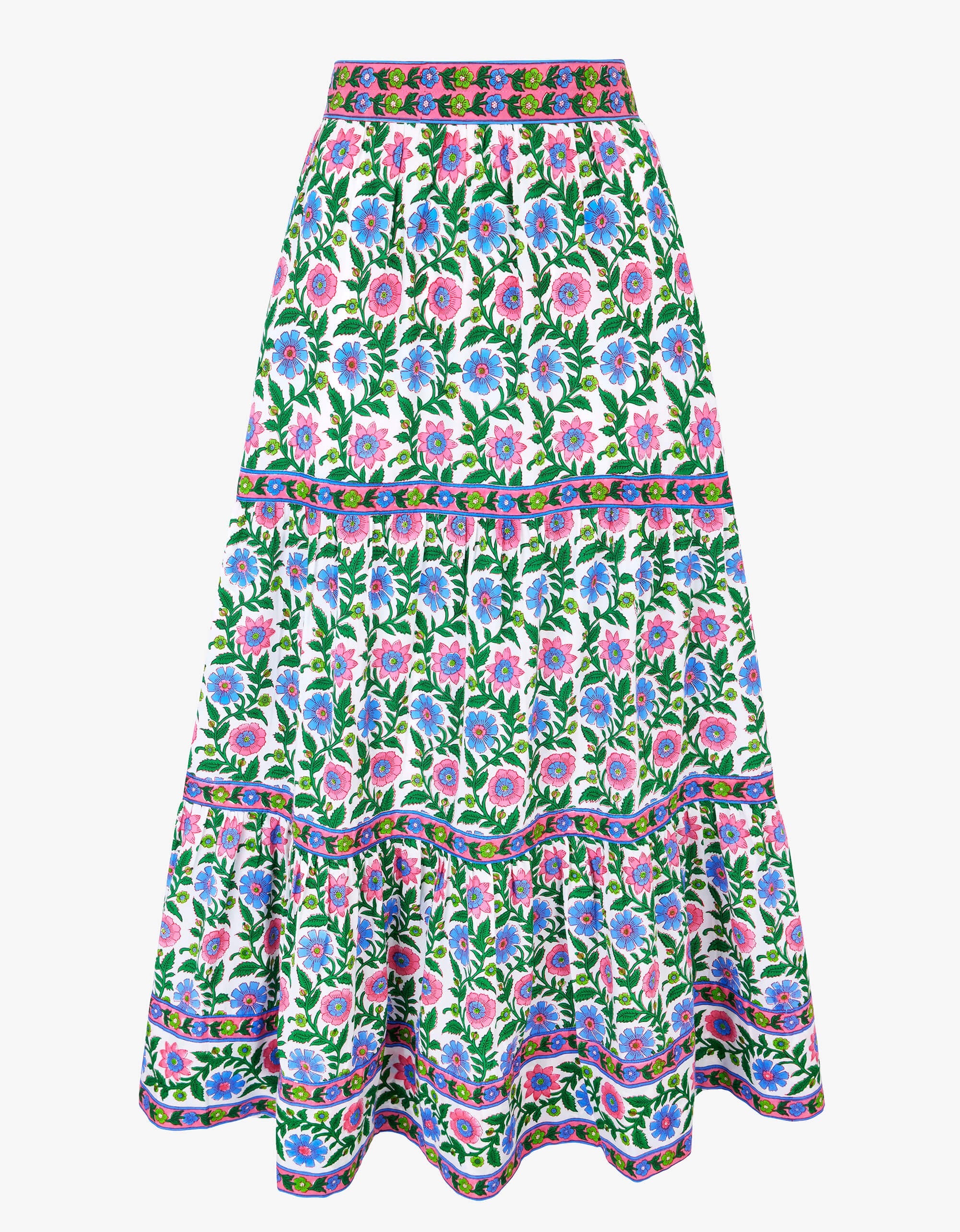Folk Border Fleur Skirt