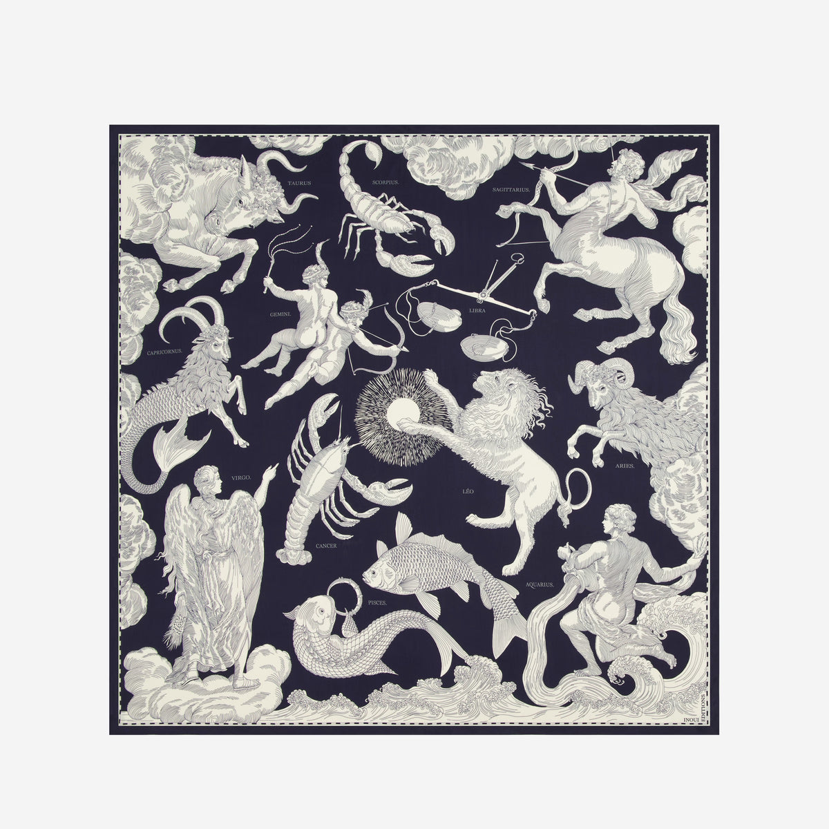 Square 100 - Astrologie - Navy - Khaki