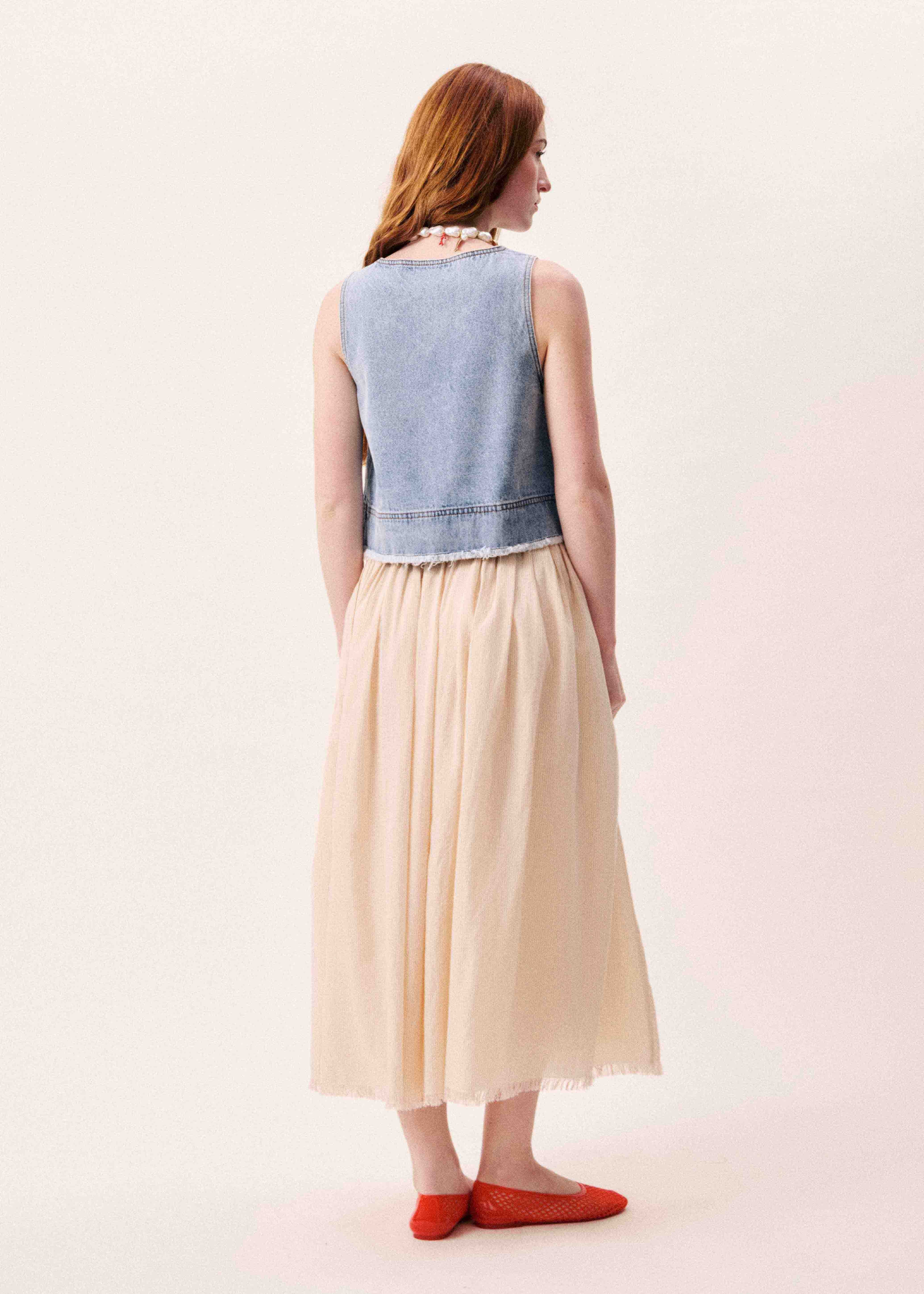 Aqualina Top Blue Jean