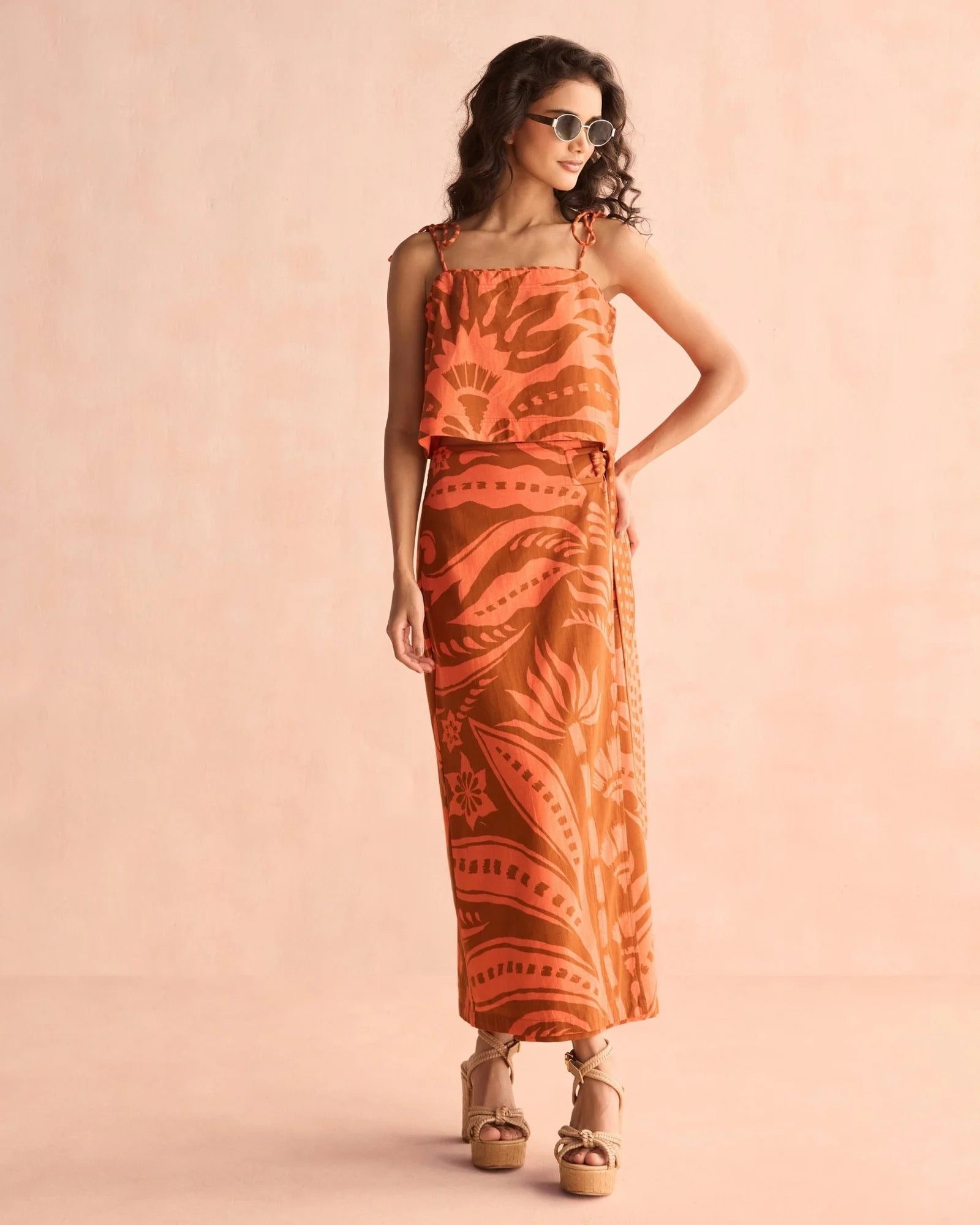 Sammi Skirt - Naia Terracotta