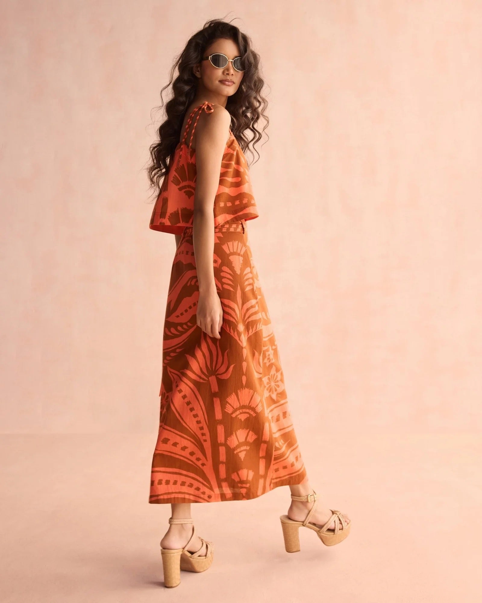 Sammi Skirt - Naia Terracotta