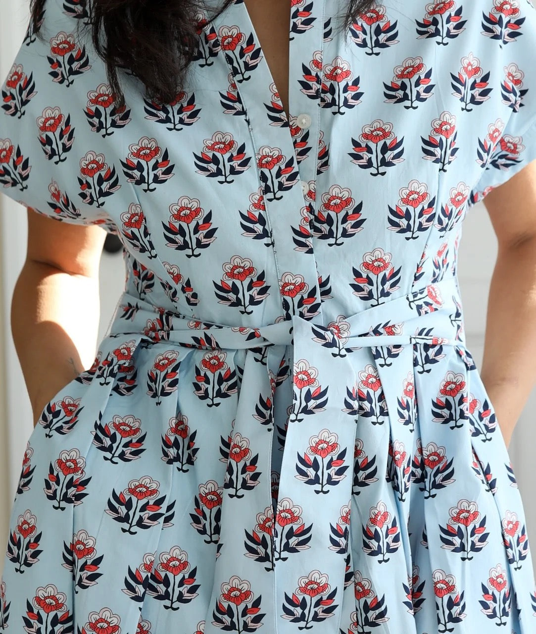Winnie Dress- Heirloom Blue
