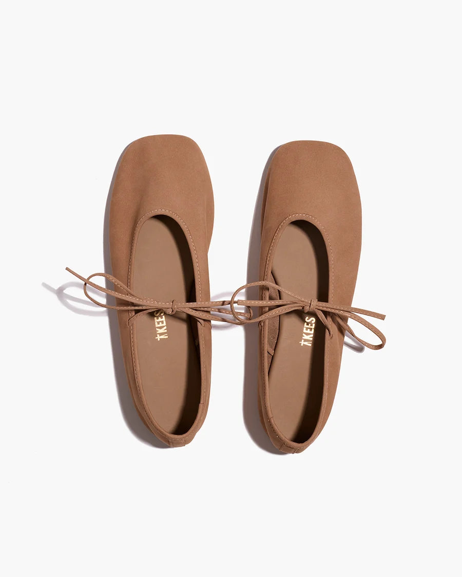Square Toe Reese Suede- Cocobutter