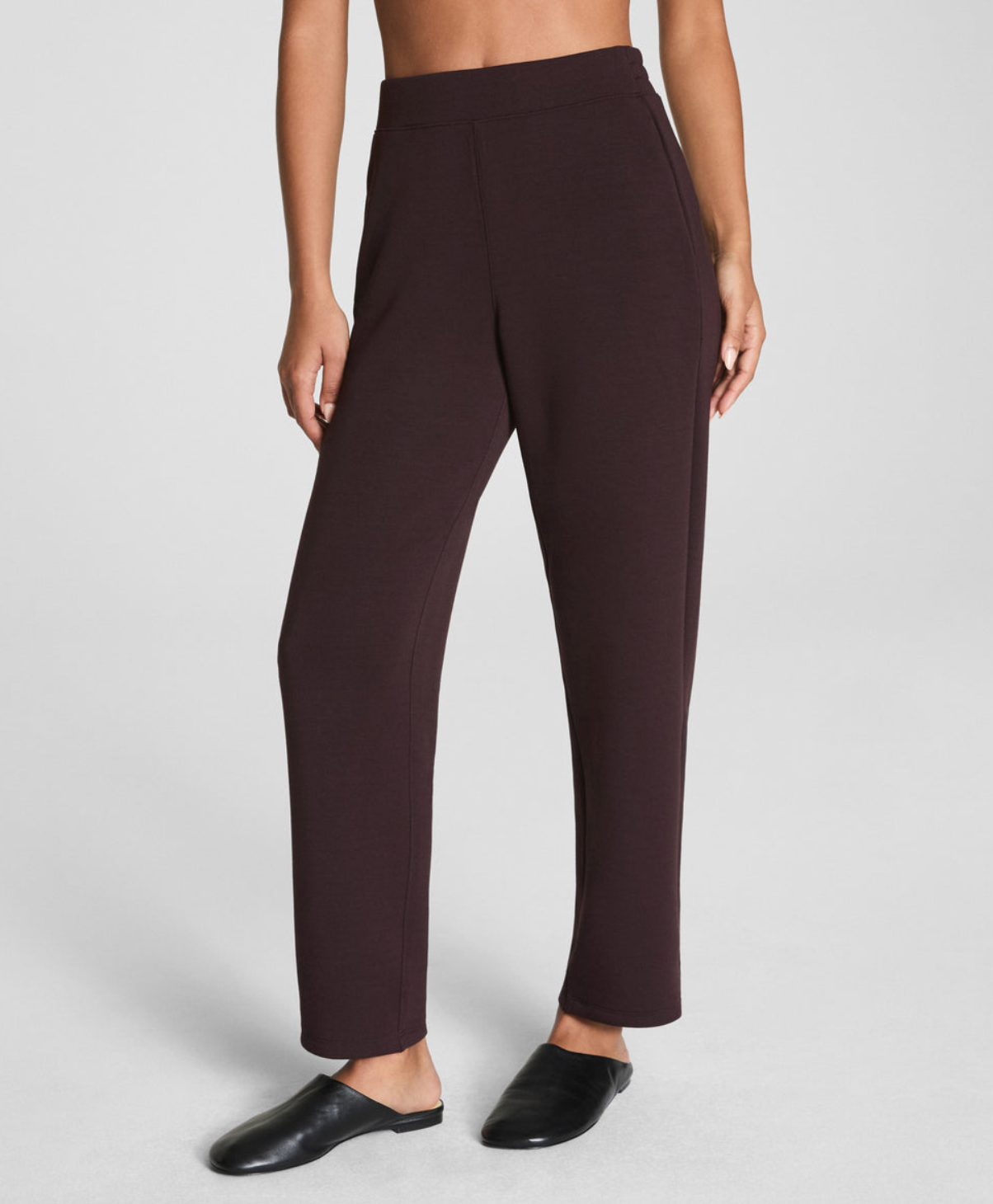 SPANX Slim Straight Pant- Dark Cacao