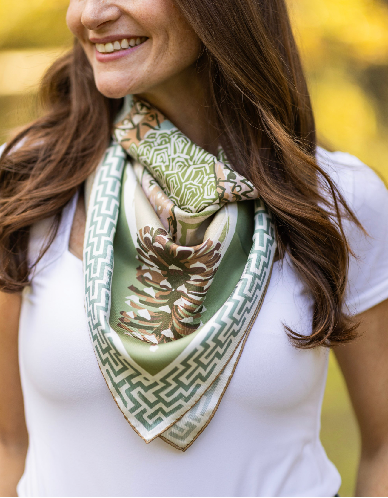 Pink Quail Pair - Double-Sided Silk Scarf
