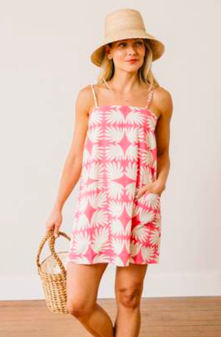 Pink Lemonade Tile Grotto Dress