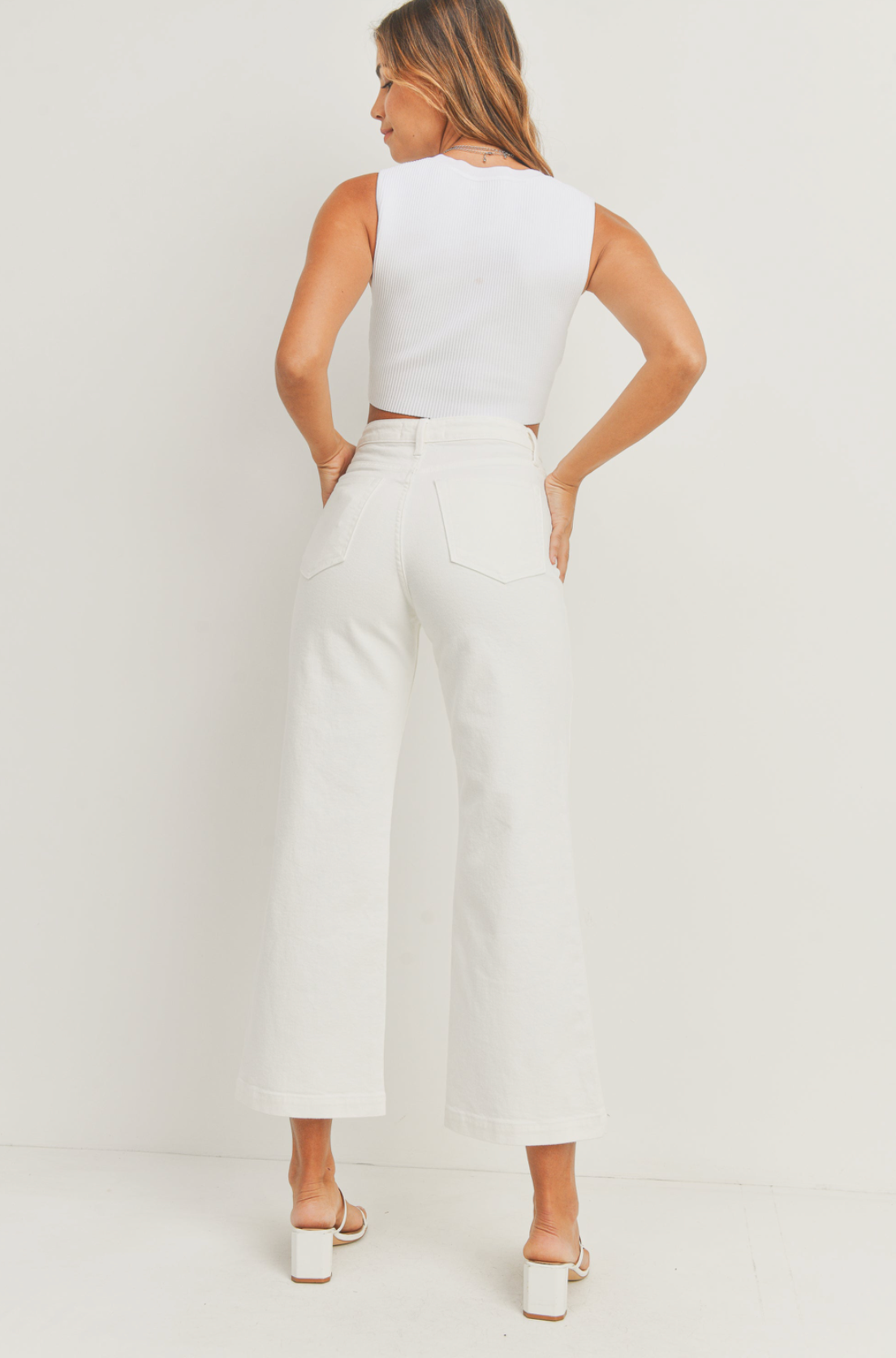 The Sailor Pocket Wide Leg- Off White