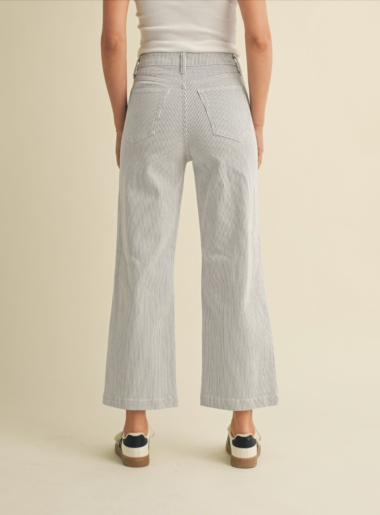 The Sailor Pocket Wide Leg- Stripe