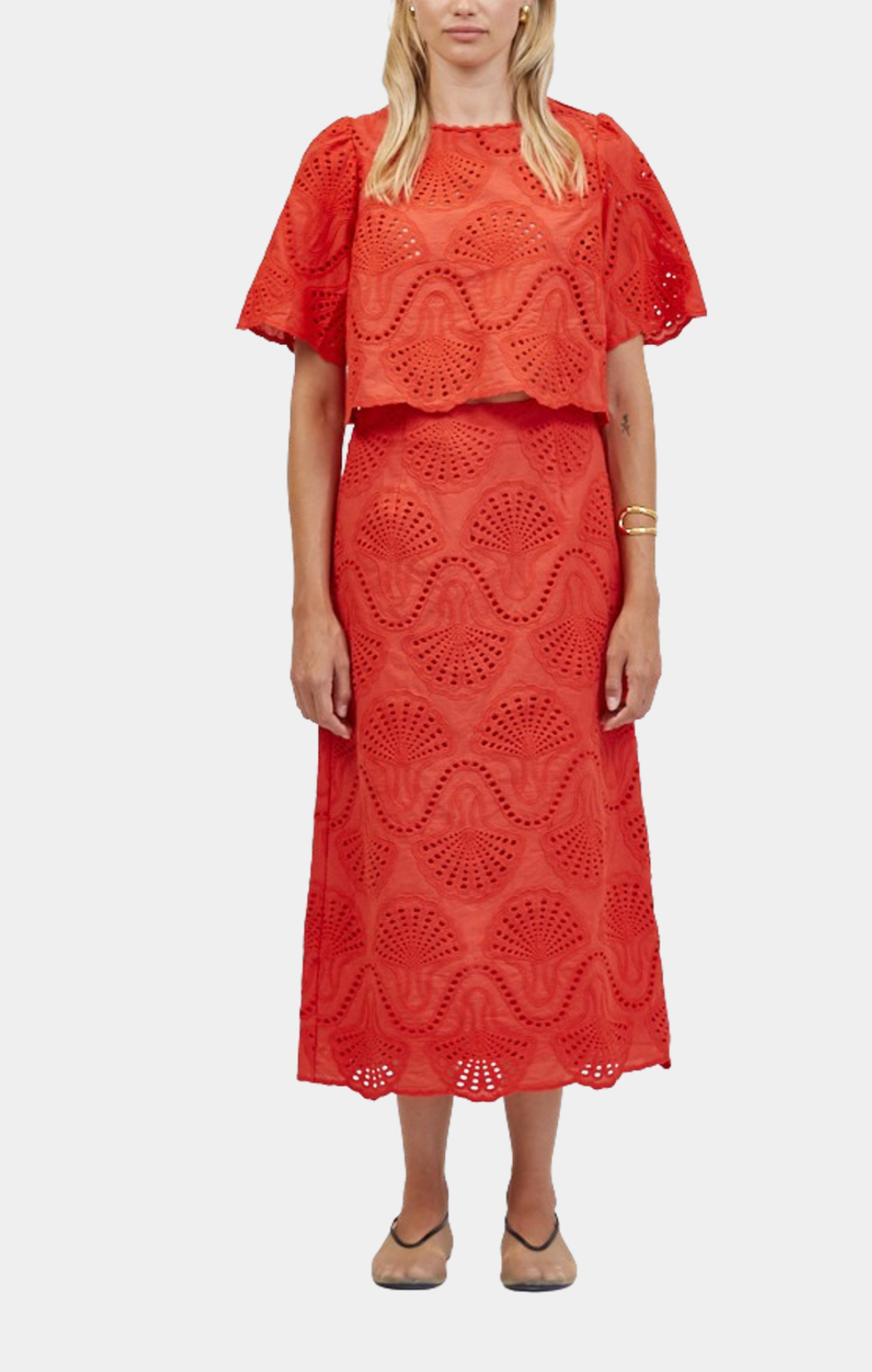 Cannes Eyelet Top