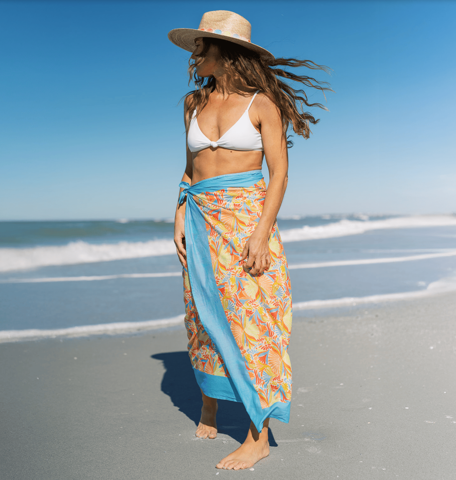 ISLAND BLOOMS SARONG