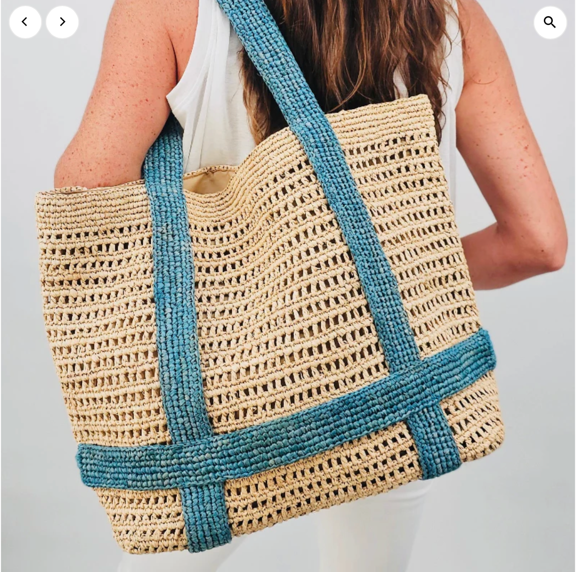 Baldiz Hay Raffia Bag