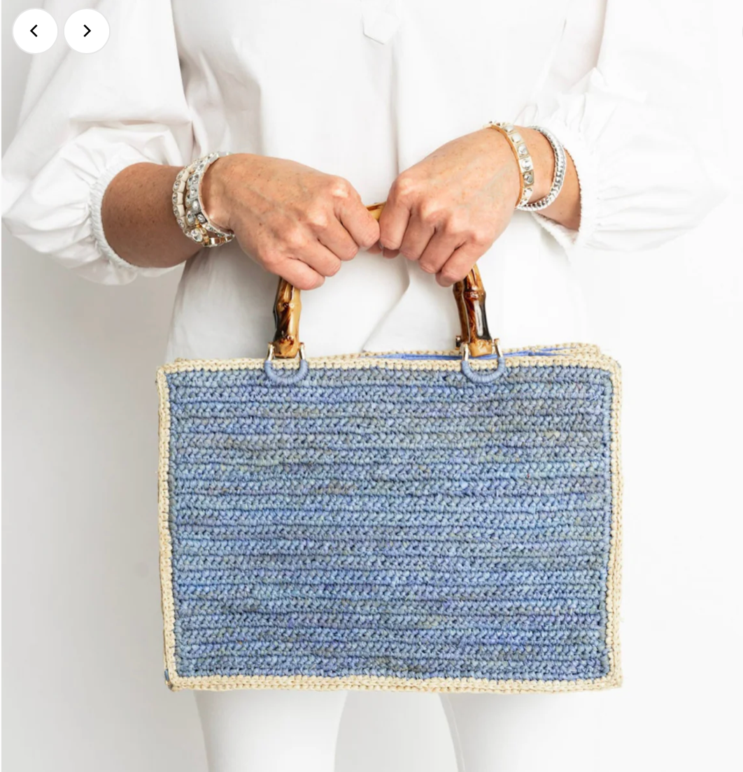 Bamboo Rafia Bag