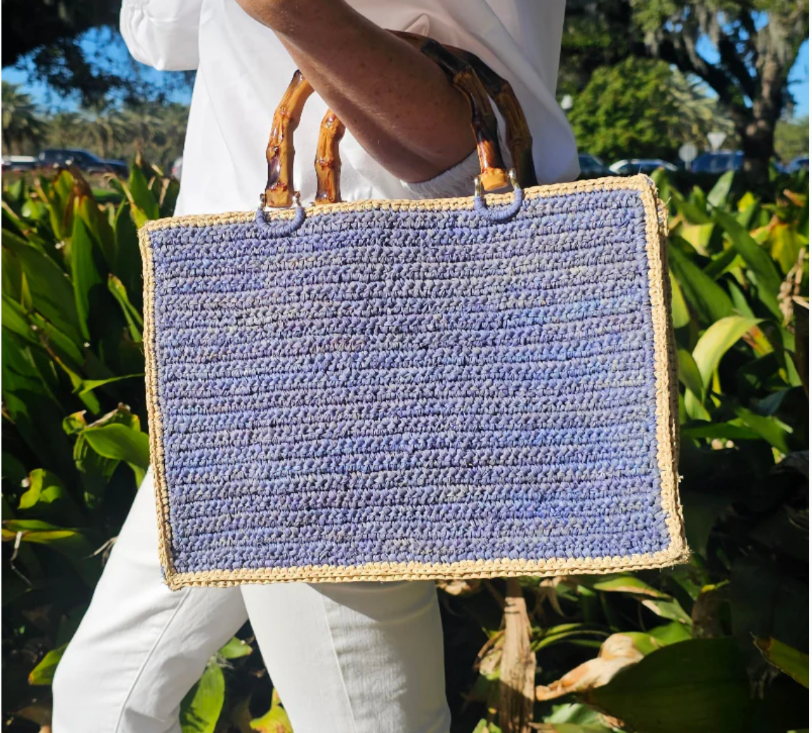 Bamboo Rafia Bag