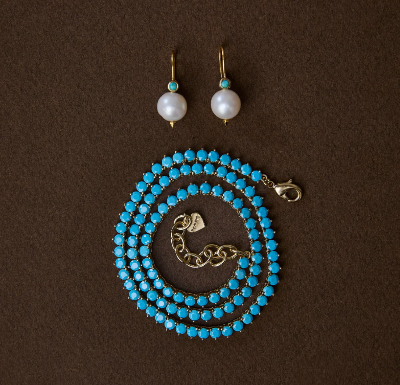 HART Turquoise Tennis Necklace