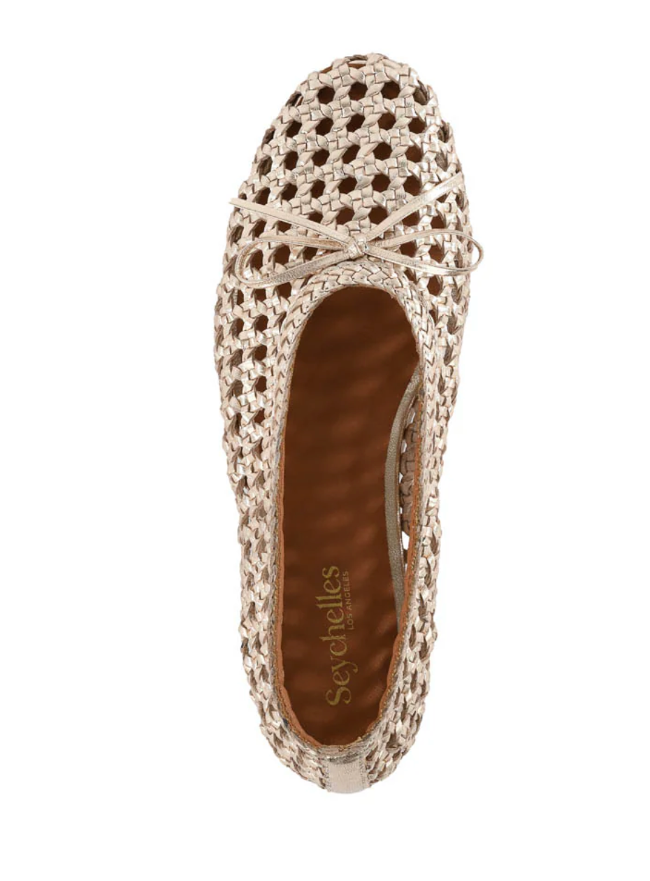 Flagstaff Woven Leather Flat
