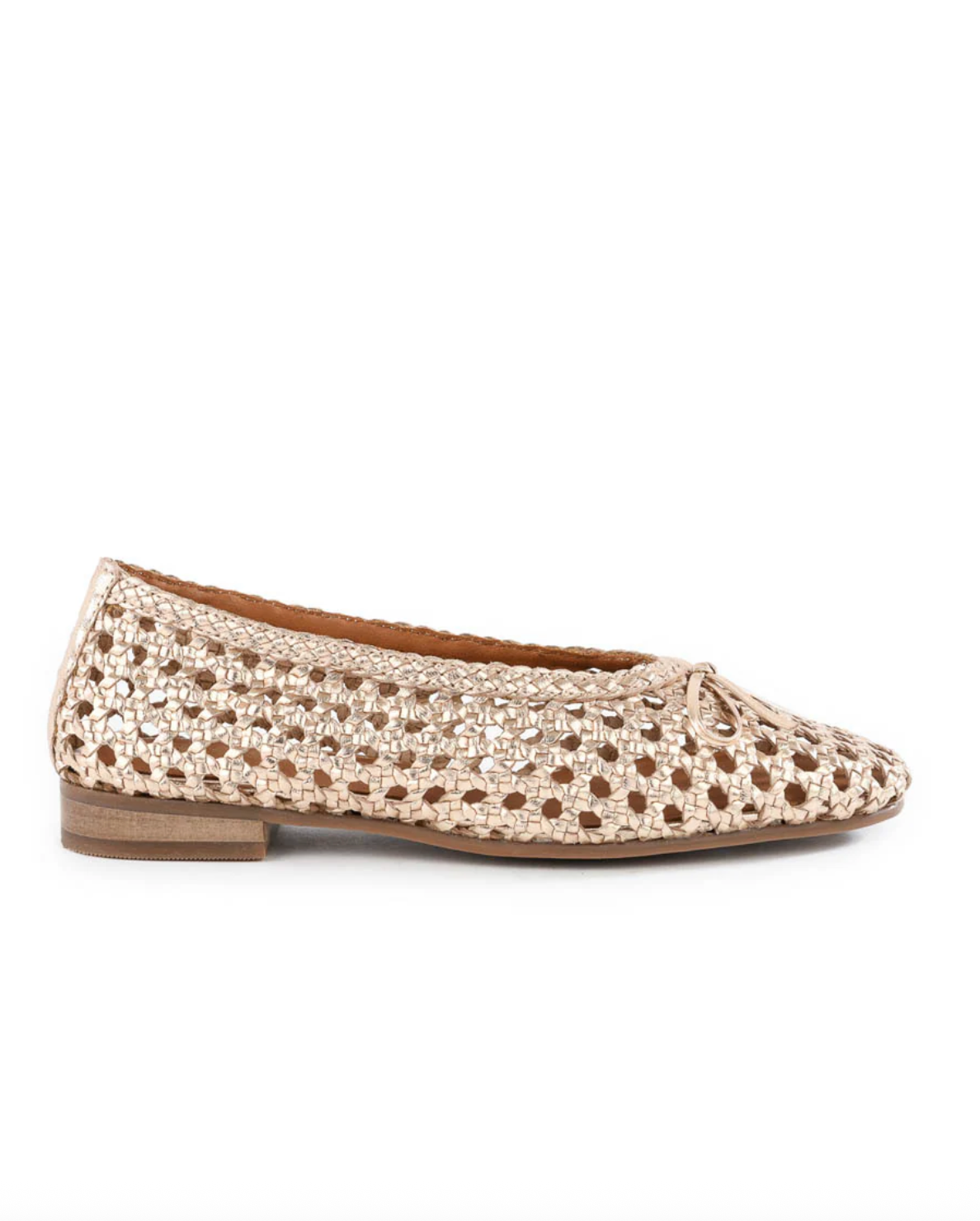 Flagstaff Woven Leather Flat