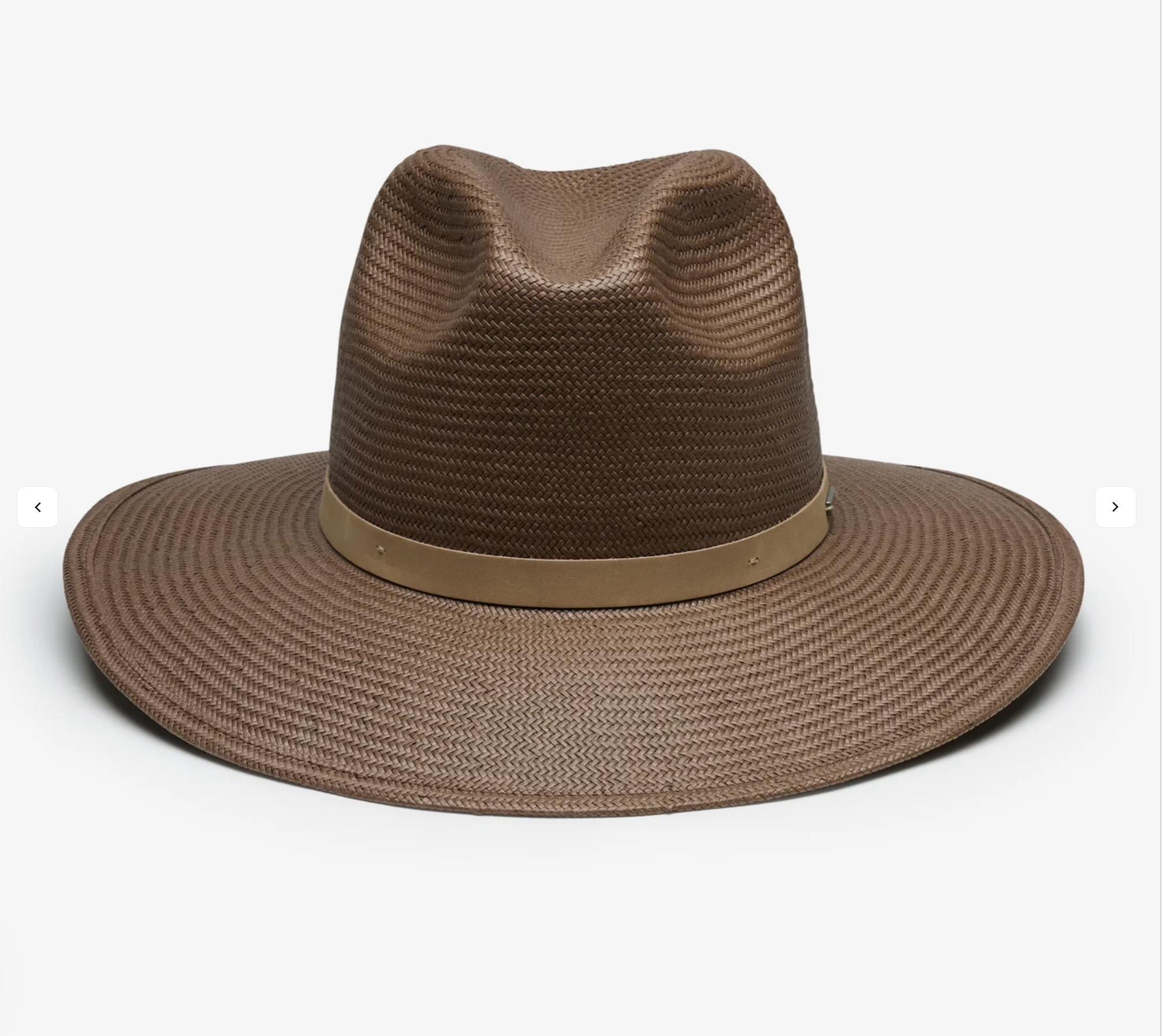 Chocolate Straw Sun Hat