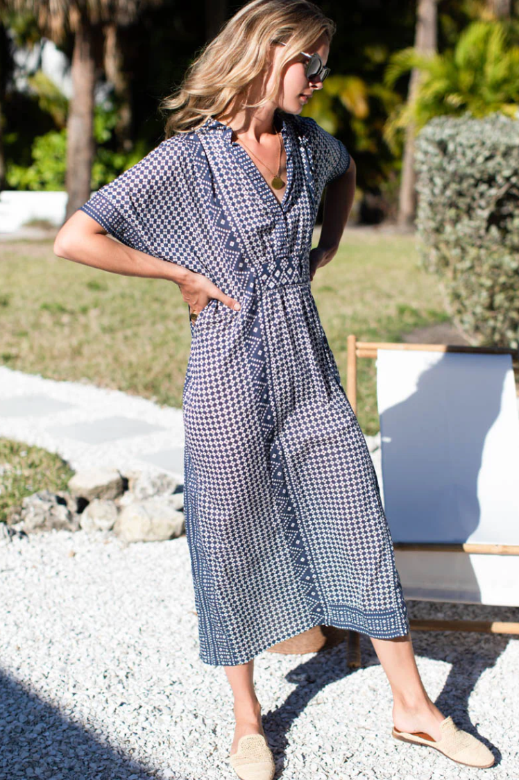 EMERSON CAFTAN - INK ORGANIC