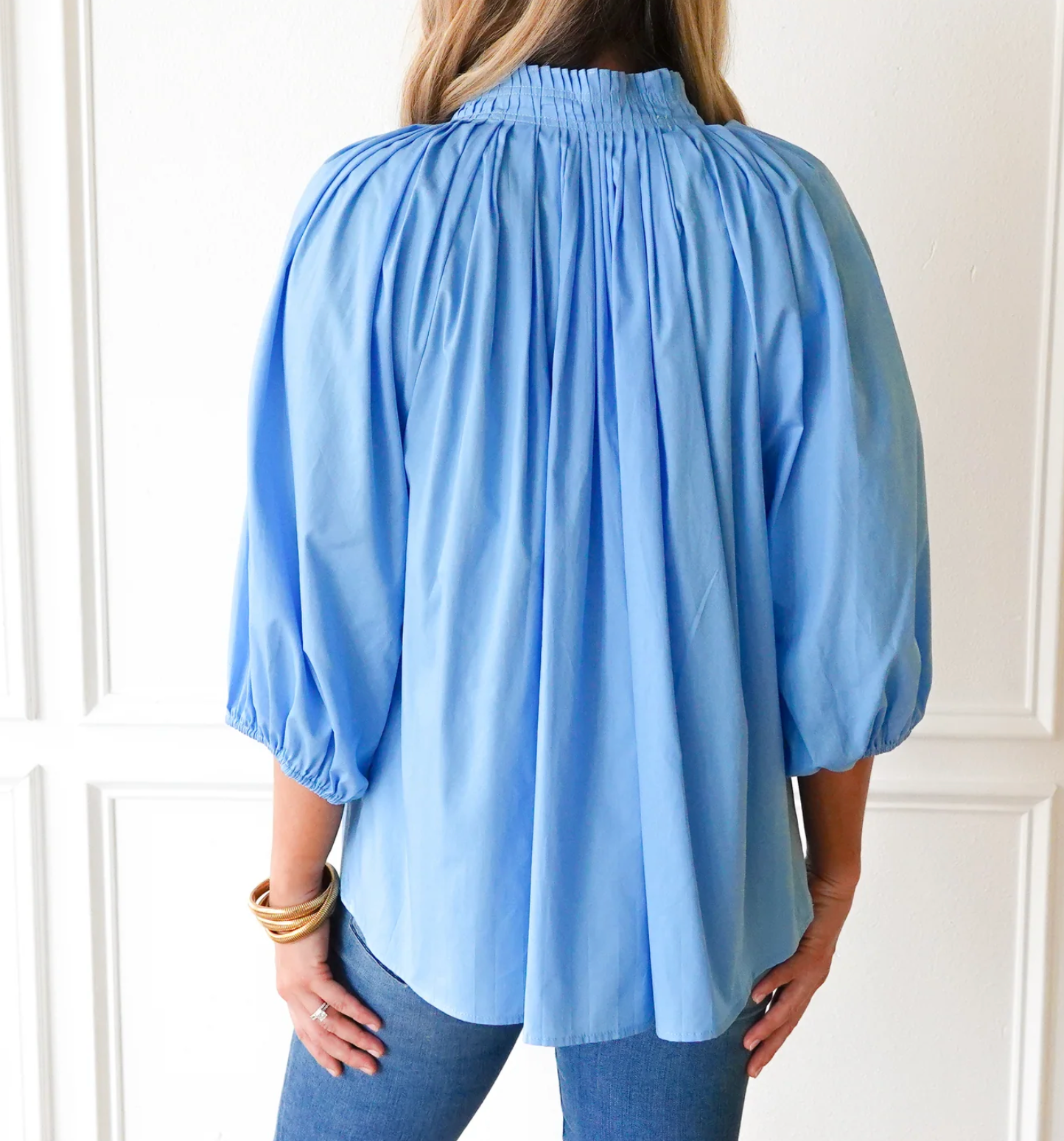 Camille Top- Blue