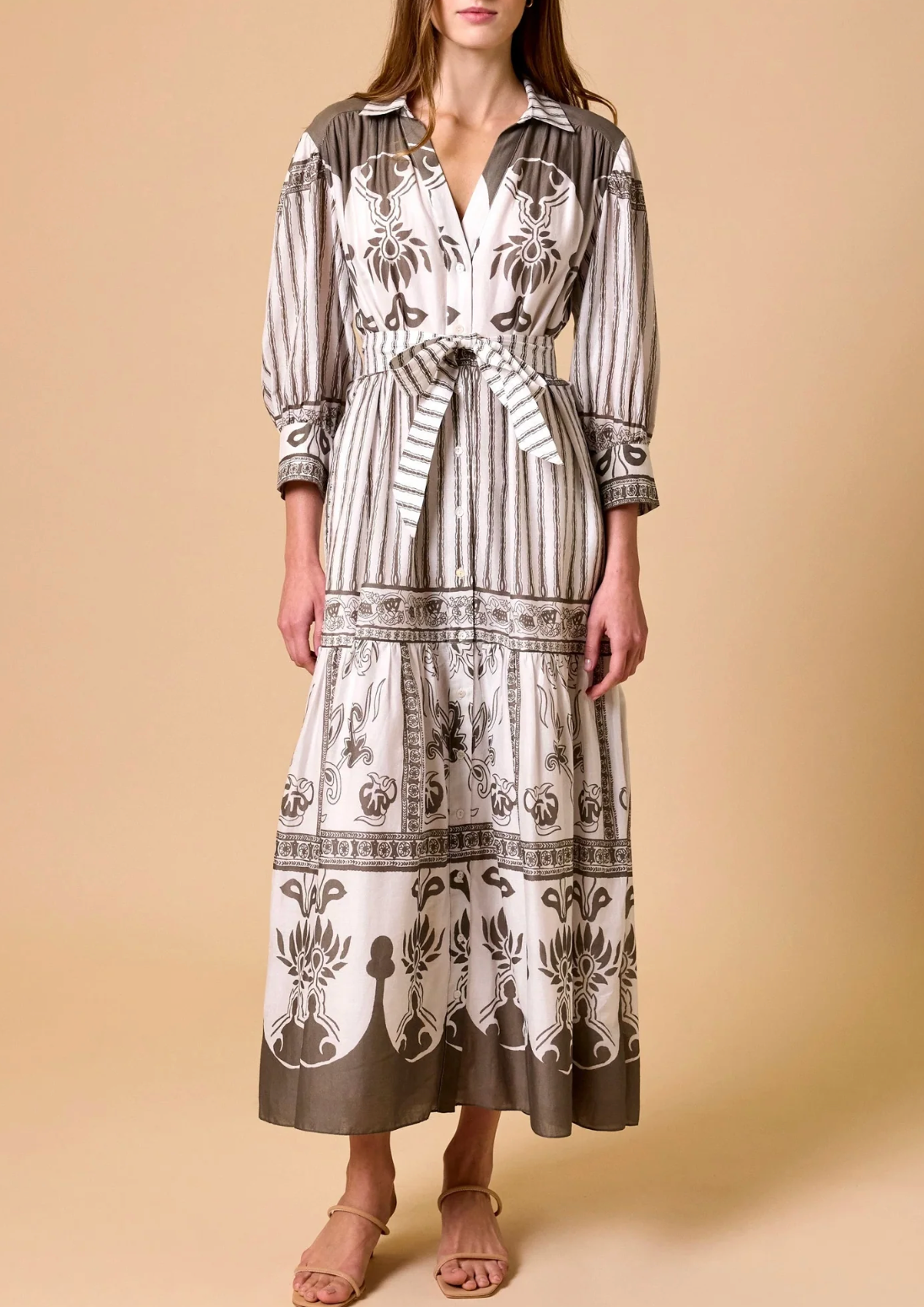 TAVIA ANKLE DRESS | SABLE