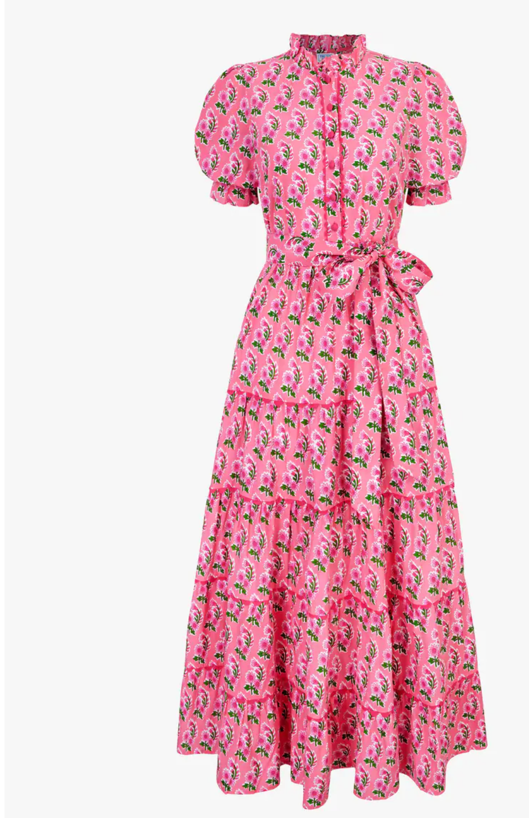 Matilda Dress - Bubblegum Zinnia