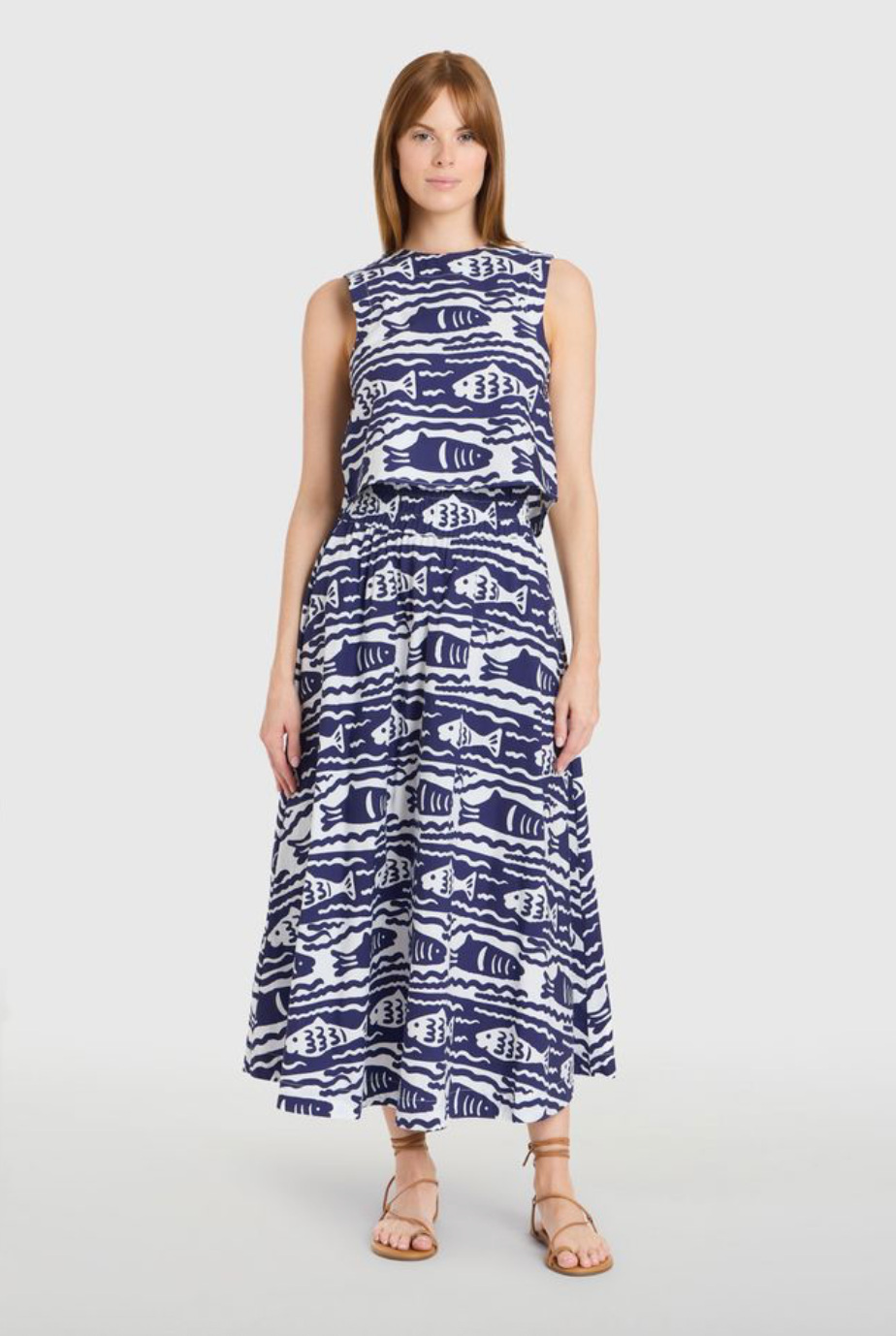 Pavilion Skirt - Fish Print
