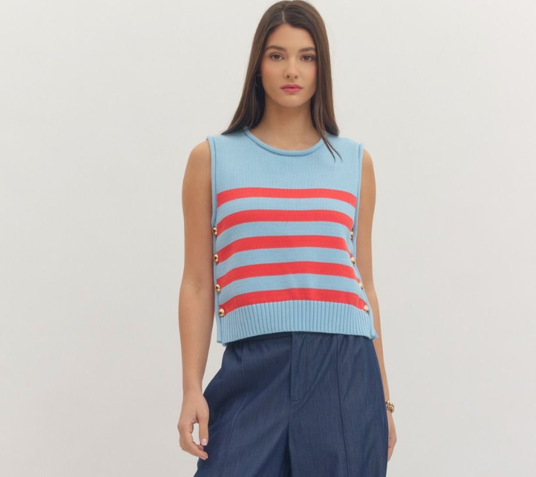 Coral Coast Sweater Tank