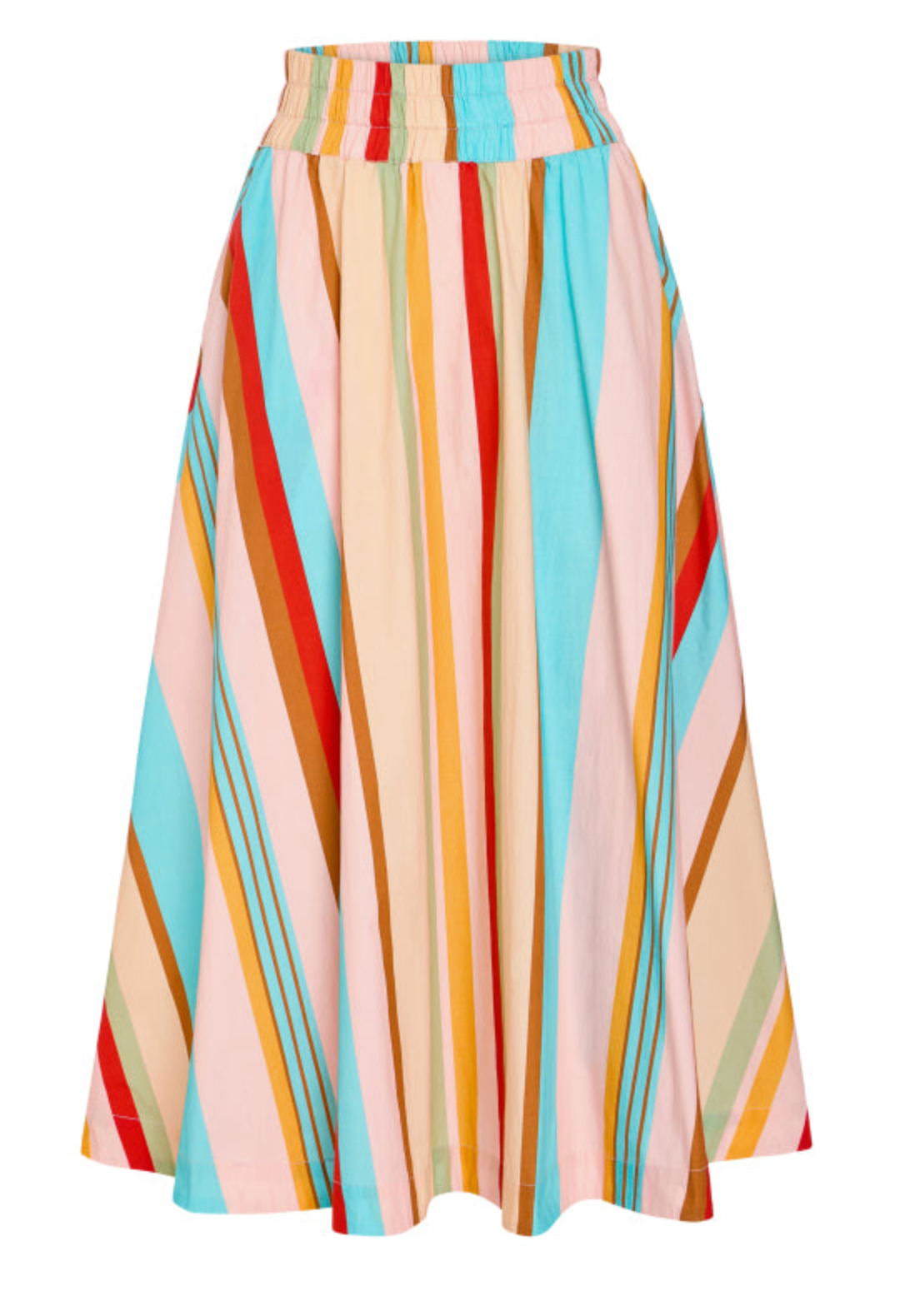 Amberline Stripes Pavillion Skirt