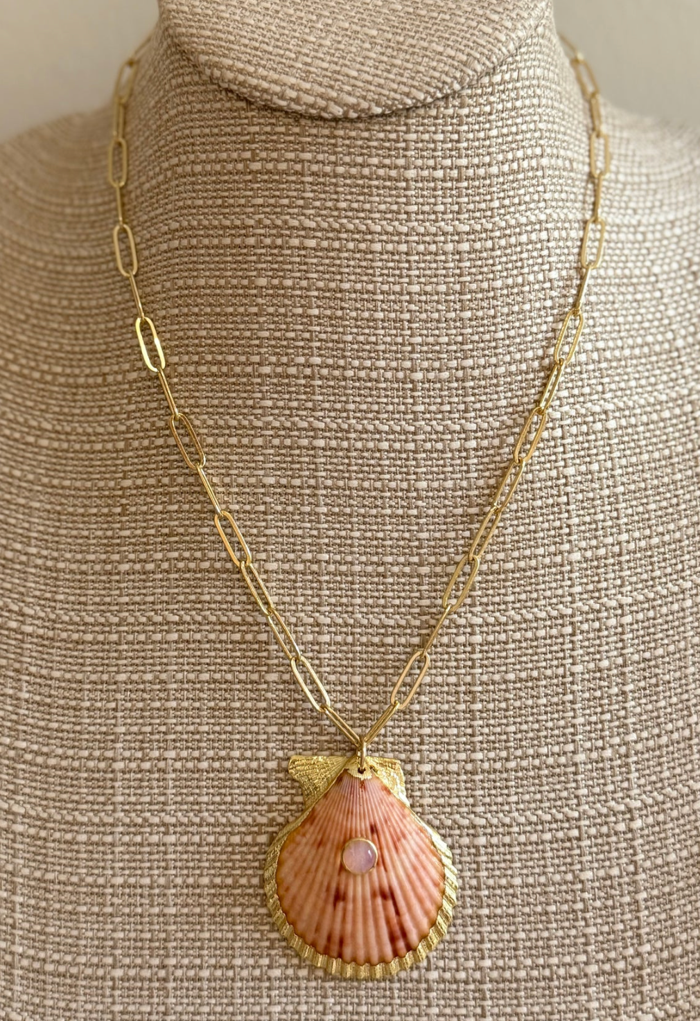 Seaside Necklace with Gem