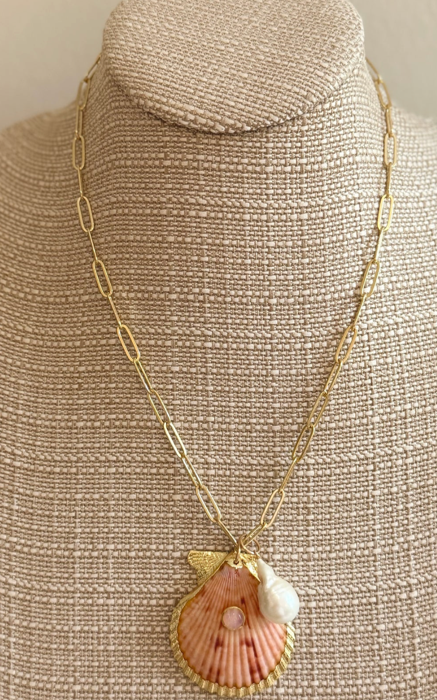 Seaside Necklace with Gem