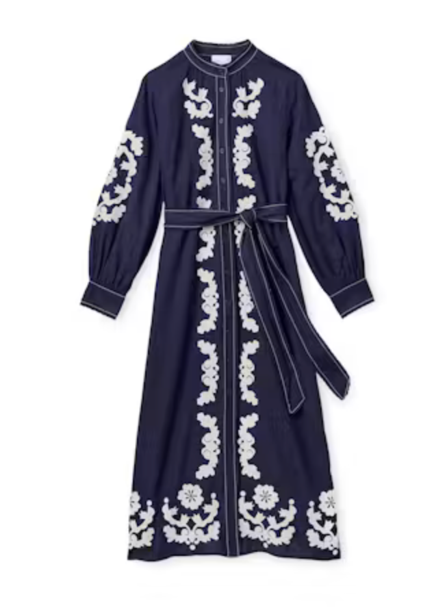 Ophelia Dress- Navy Floral