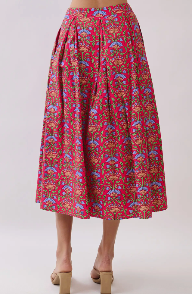 Floral Midi Skirt