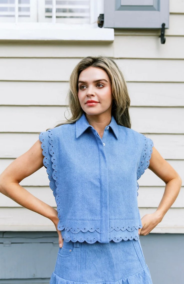 Summer Top- Denim