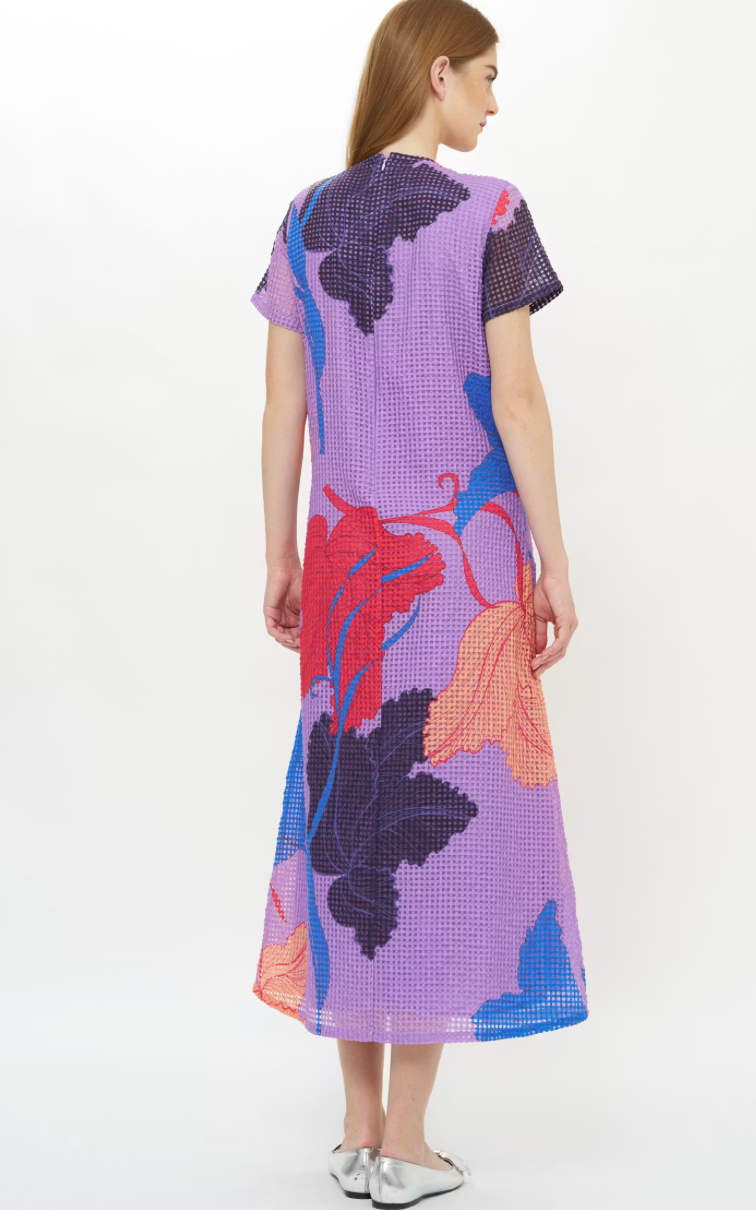 Short Sleeve Shift Maxi- Hague