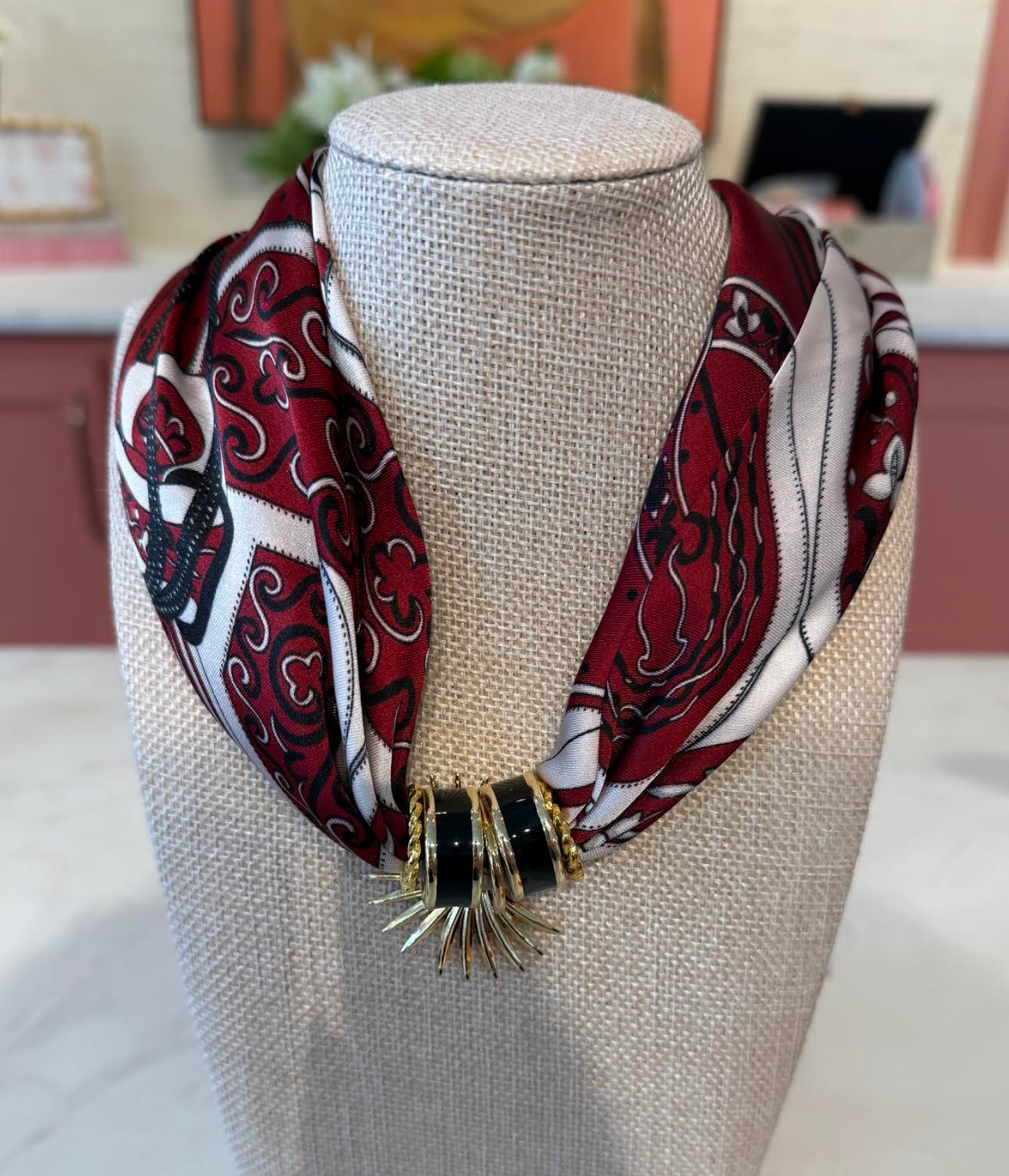 Carolina Game Day Scarf Necklaces