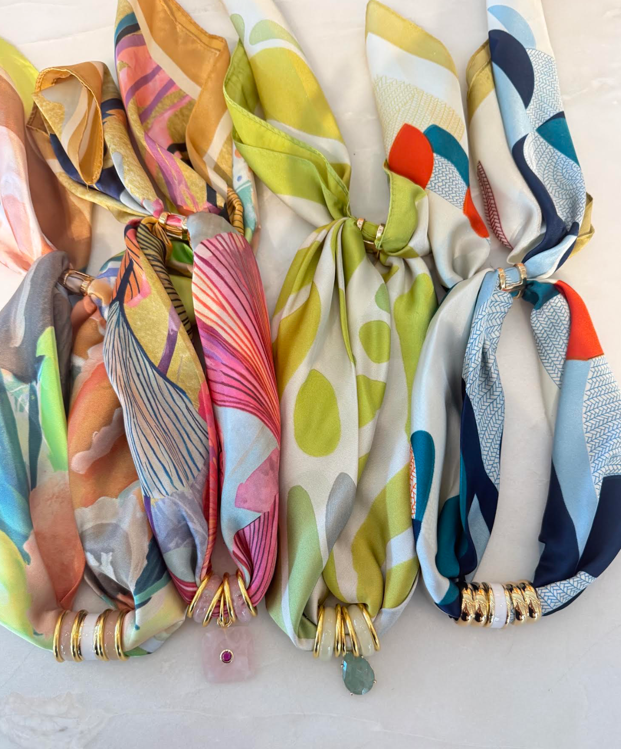 Colorful Scarf Necklaces