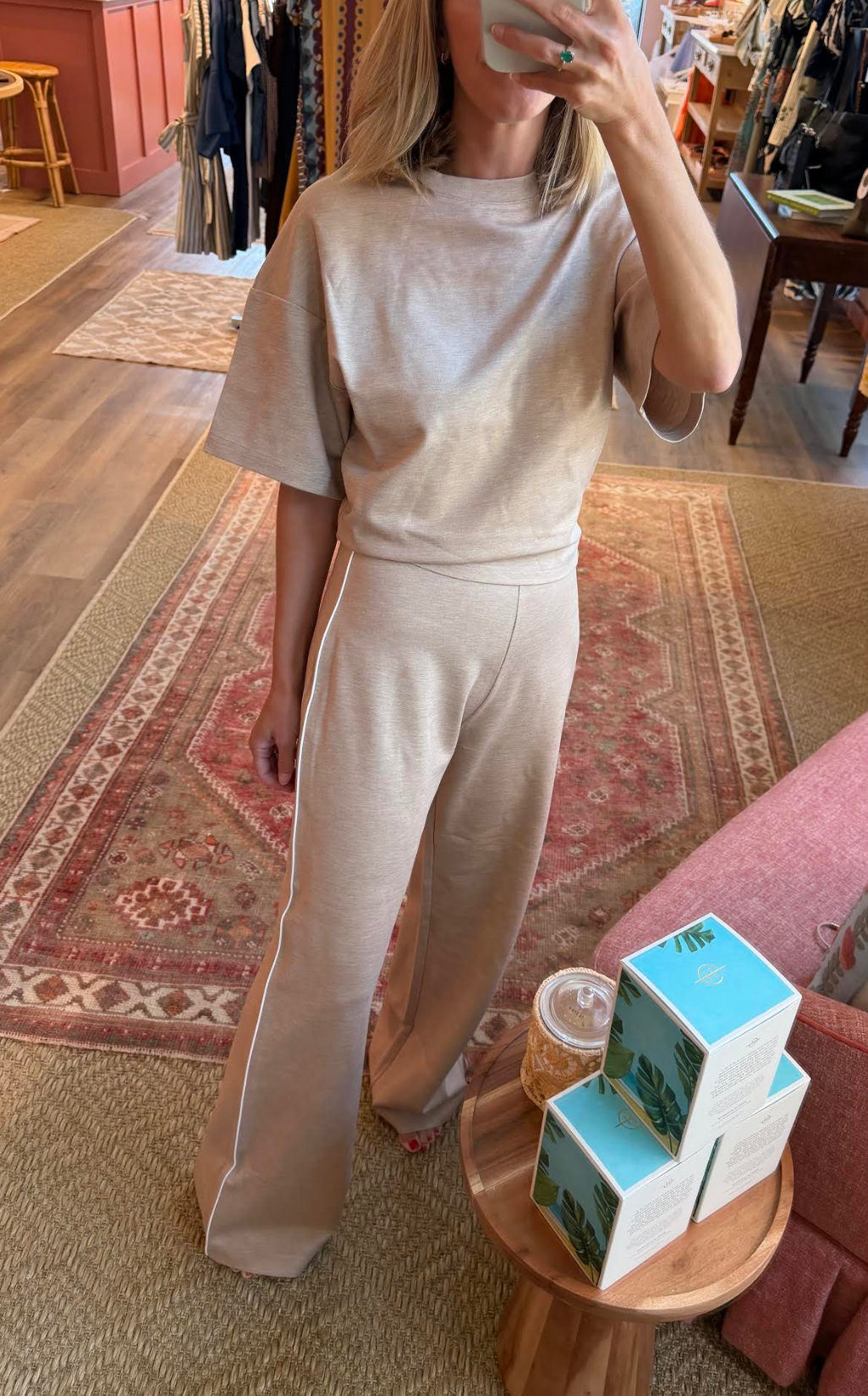 Tan Travel Set