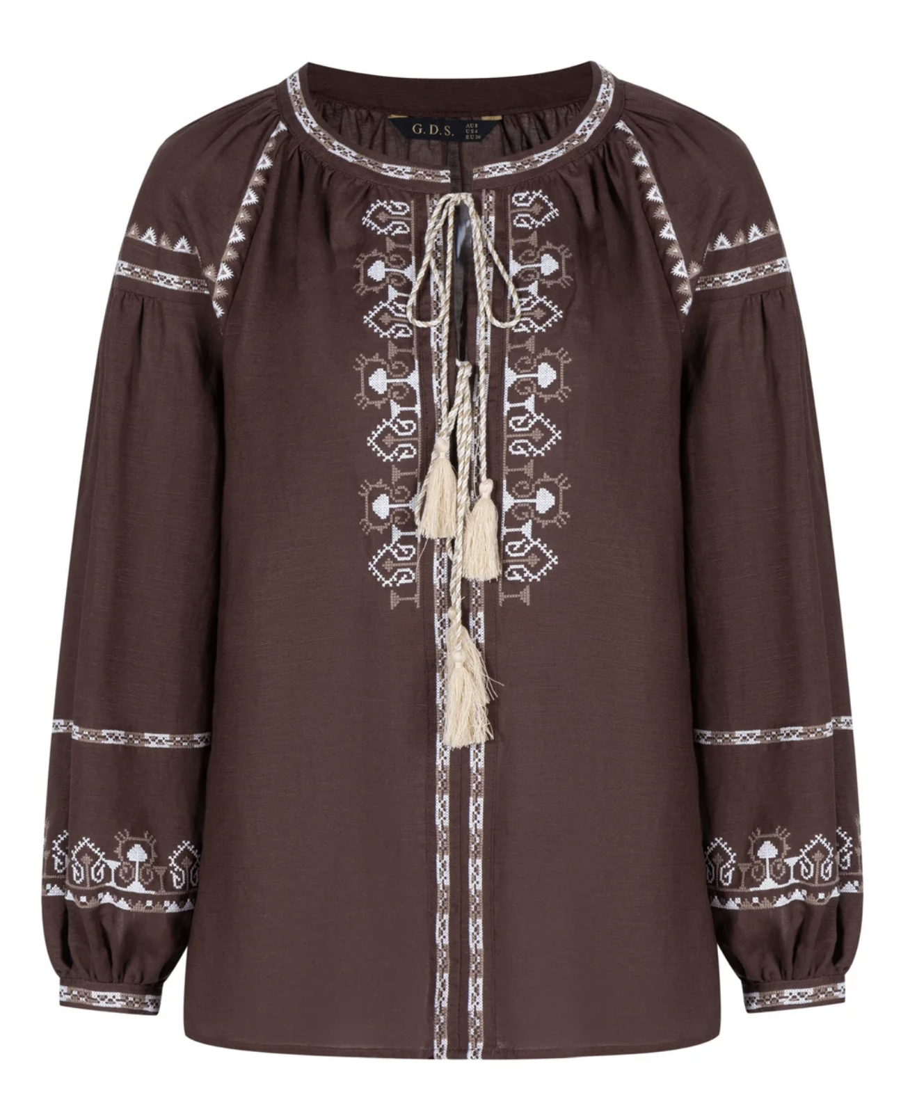 Maple Embroidered Blouse