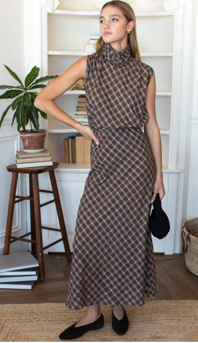 Bias Skirt 2- Coco Plaid