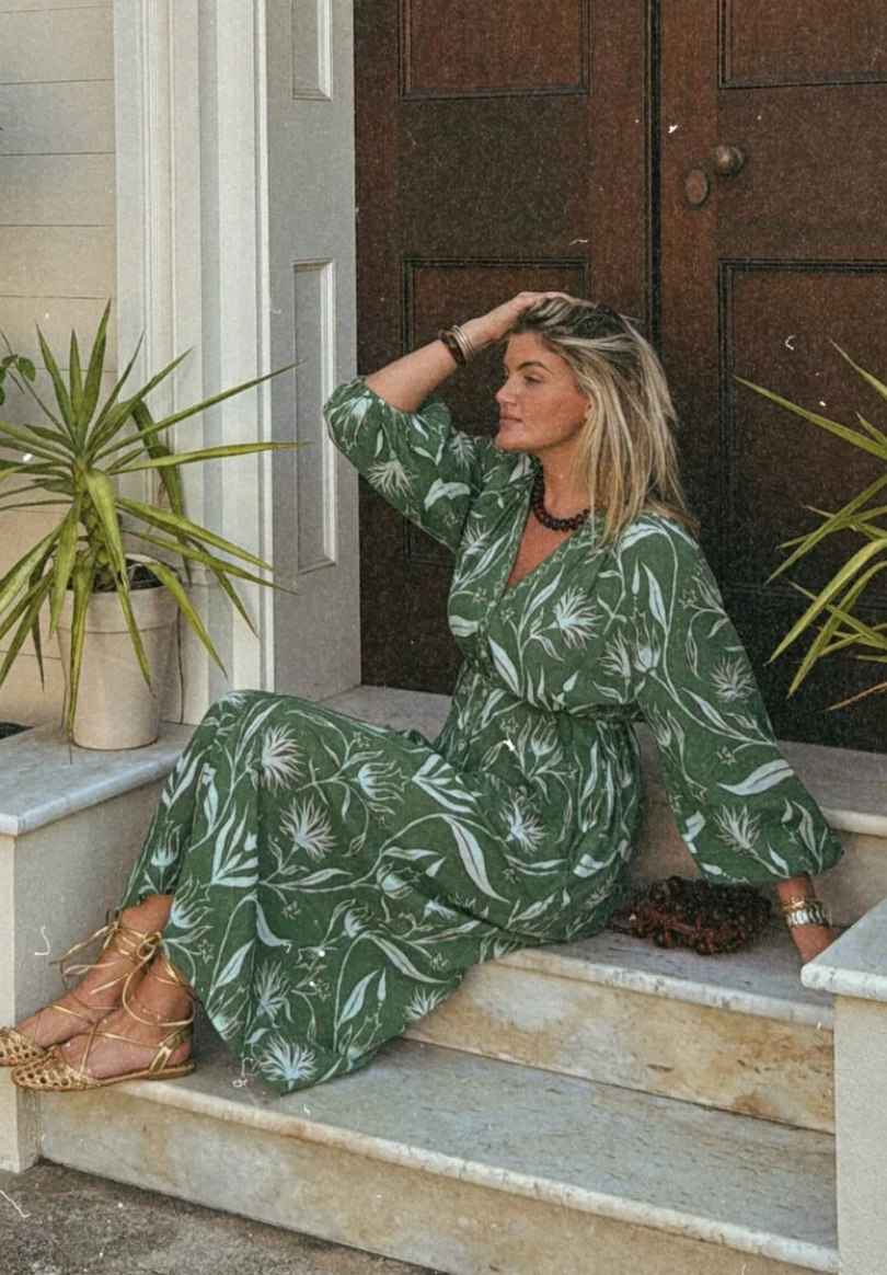 Mila Midi Dress- Artichoke