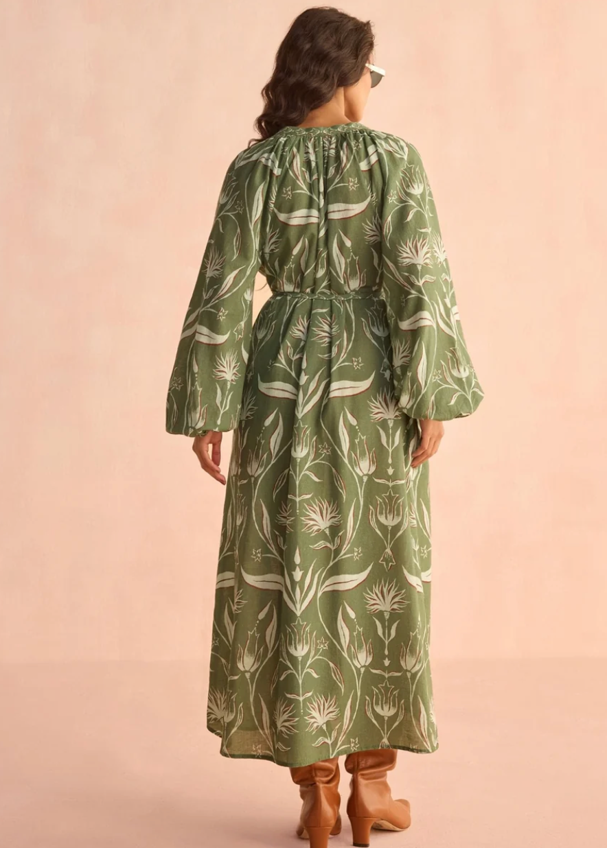 Mila Midi Dress- Artichoke