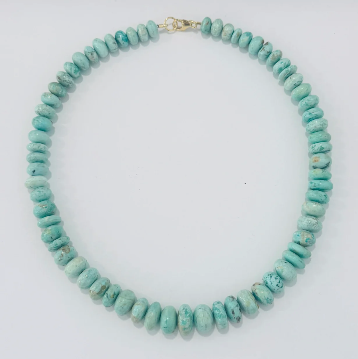 Graduated Peruvian Turquoise Necklace