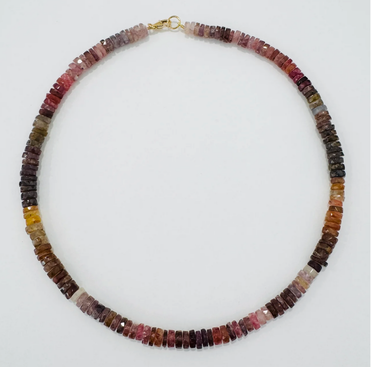 spinel necklace with spacers
