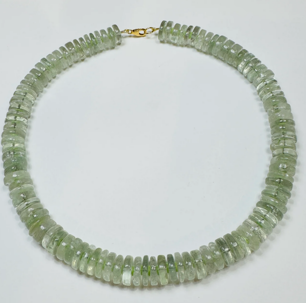 Green Amethyst Statement Necklace