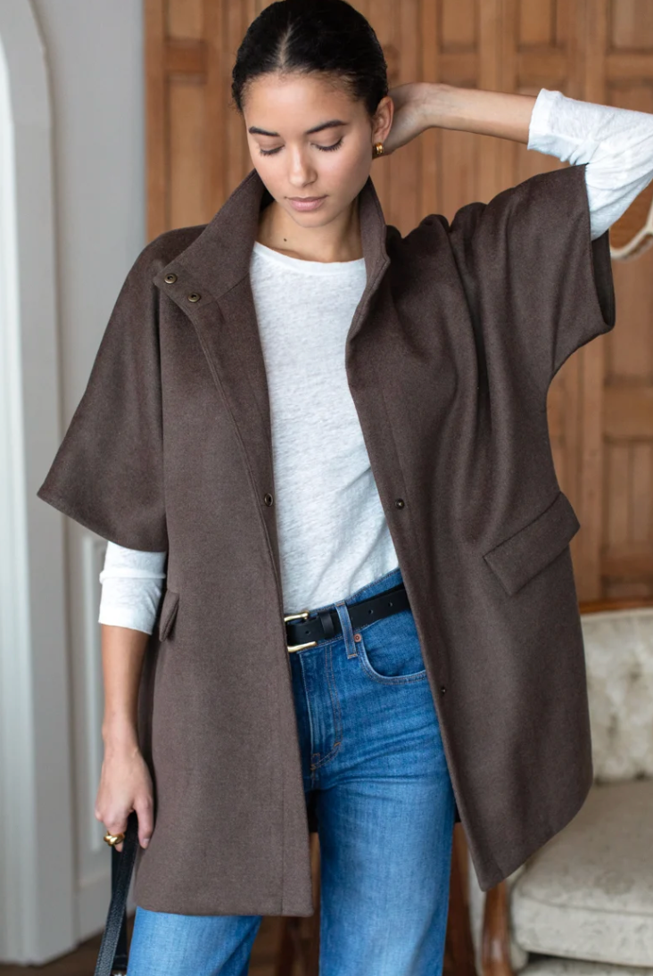 Layering Jacket- Bitter Chocolate