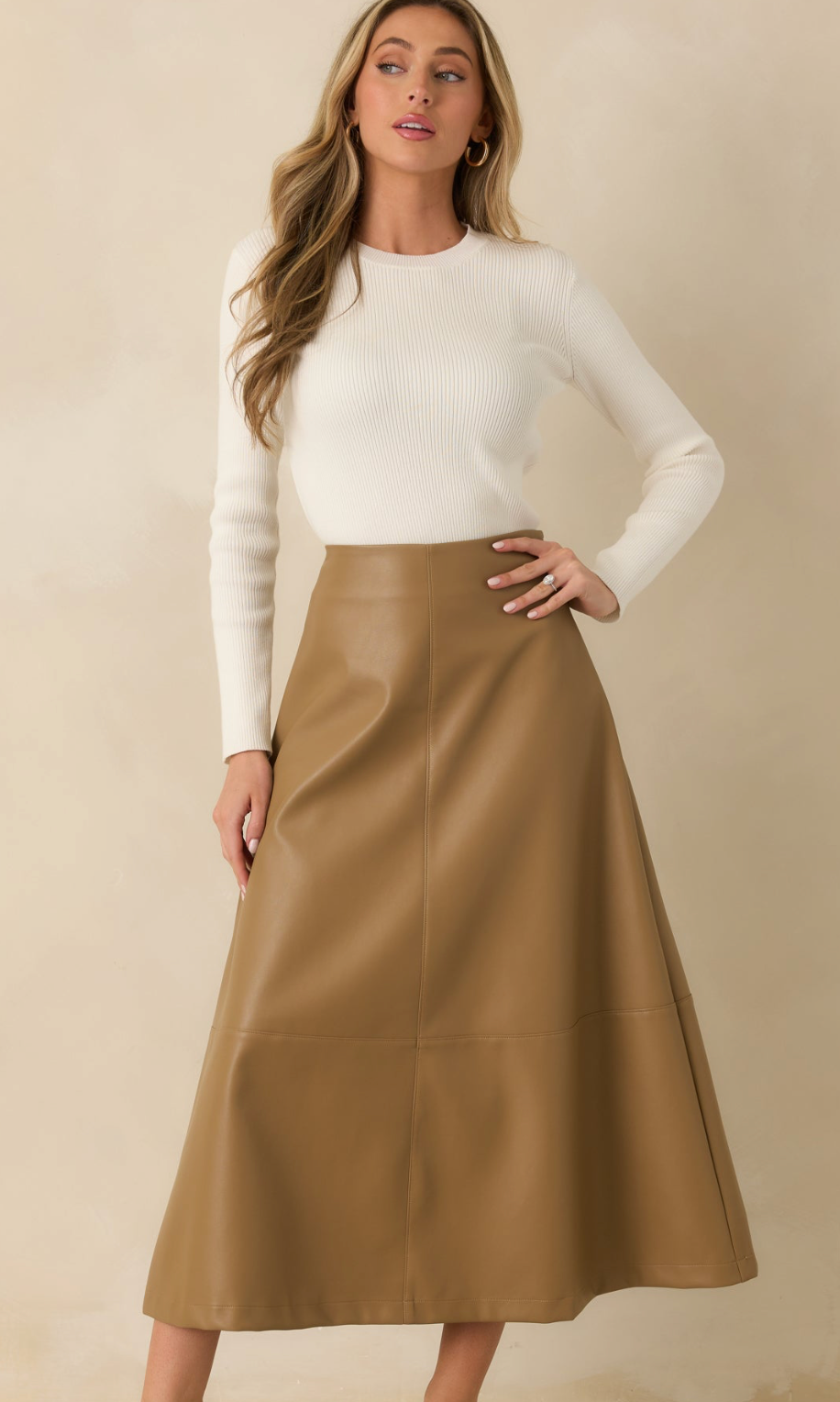 Callahan Vegan Leather Skirt